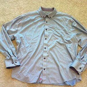Stylish Prada Blue Button-Down Shirt